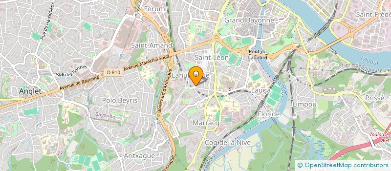 localisation de l'entreprise HIGUAL-ZAIT  BAYONNE