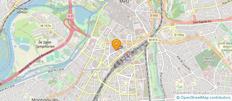 localisation de l'entreprise HIH DEVELOPPEMENT à METZ