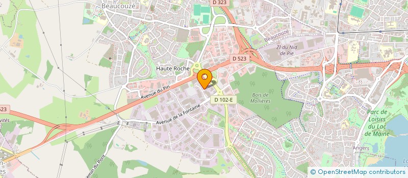 localisation de l'entreprise HIIT FACTORY  BEAUCOUZE