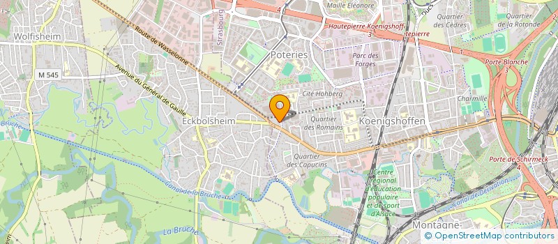 localisation de l'entreprise HIIT TRAINING à STRASBOURG