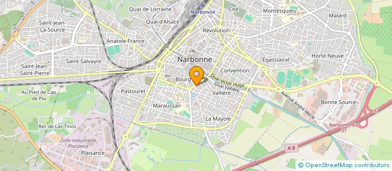 localisation de l'entreprise HIJA DE LA LUNA  NARBONNE