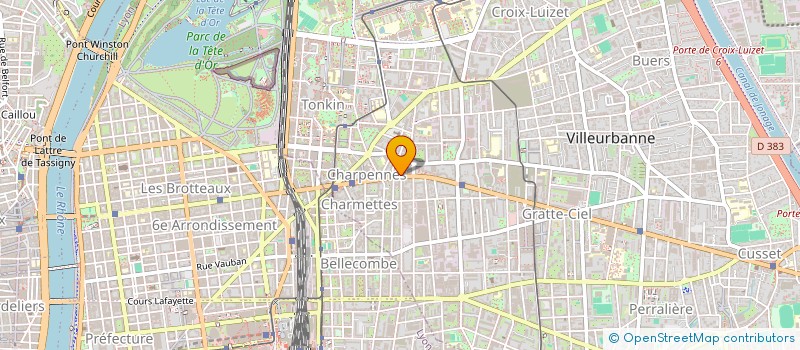 localisation de l'entreprise HIJAZ AGRO  VILLEURBANNE