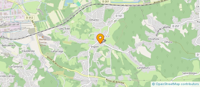 localisation de l'entreprise HIK HASI LEHUNTZEKO GAU ESKOLA  LAHONCE