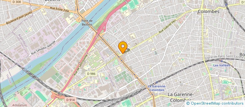 localisation de l'entreprise HIKA à COLOMBES