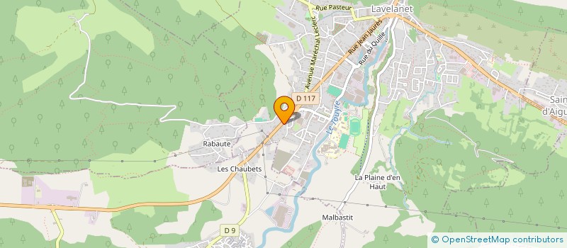 localisation de l'entreprise HIKO HOLDING à LAVELANET