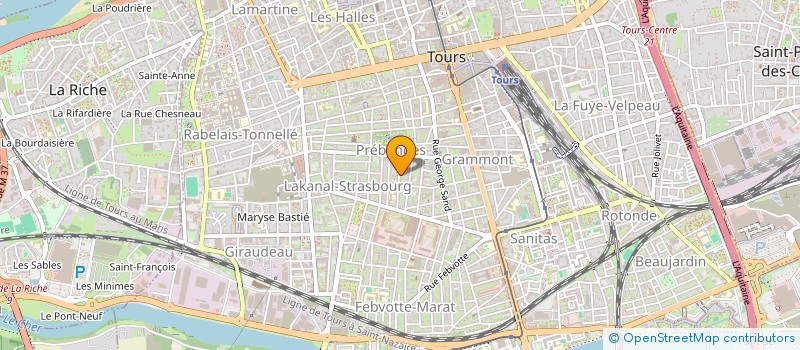 localisation de l'entreprise HILAIRE  TOURS