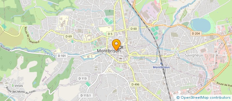 localisation de l'entreprise HILAIRE  MONTBRISON