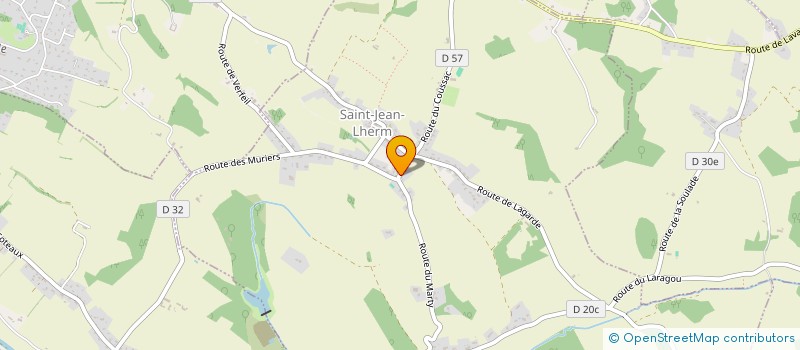 localisation de l'entreprise HILAIRE à SAINT-JEAN-LHERM