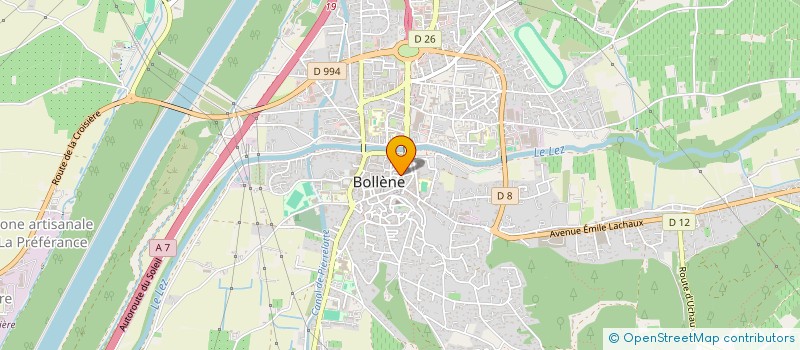 localisation de l'entreprise HILAIRE/GATTINO  BOLLENE