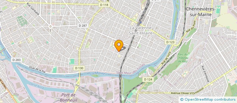 localisation de l'entreprise HILAIRE INVEST à SAINT-MAUR-DES-FOSSES