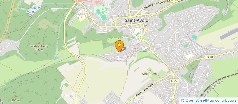 localisation de l'entreprise HILAIRE.ST  SAINT-AVOLD