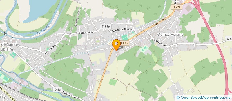 localisation de l'entreprise HILAL à QUINCY-VOISINS