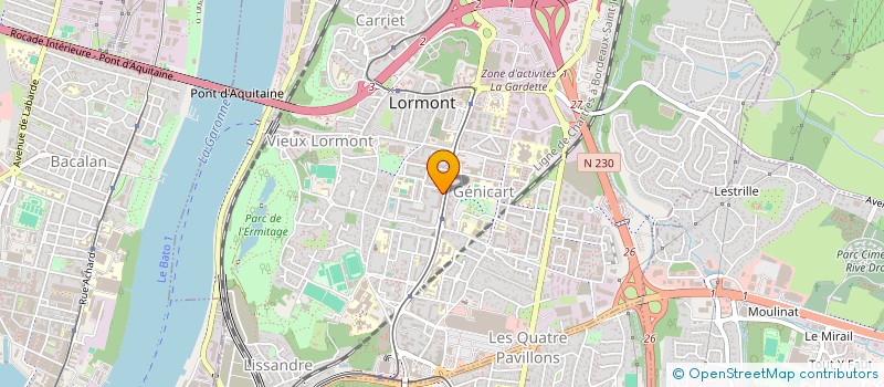 localisation de l'entreprise HILAL AYHAN  LORMONT