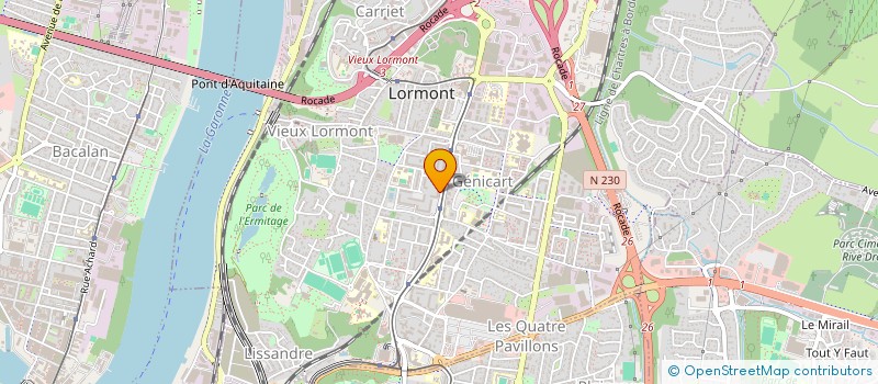 localisation de l'entreprise HILAL BAT à LORMONT