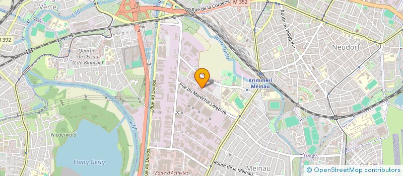 localisation de l'entreprise HILAL SAS à STRASBOURG