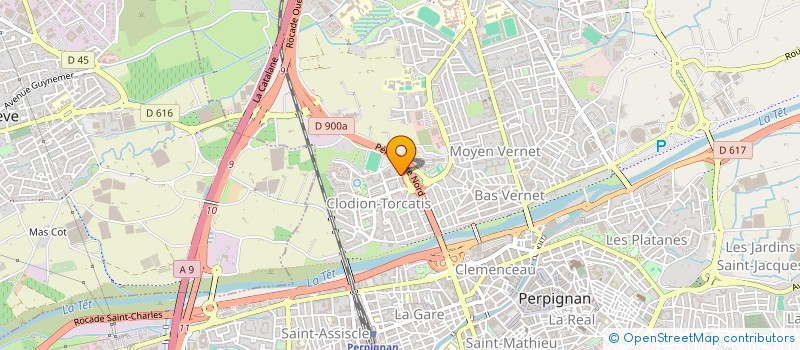 localisation de l'entreprise HILALBAT  PERPIGNAN