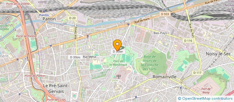 localisation de l'entreprise HILAMINA  PANTIN