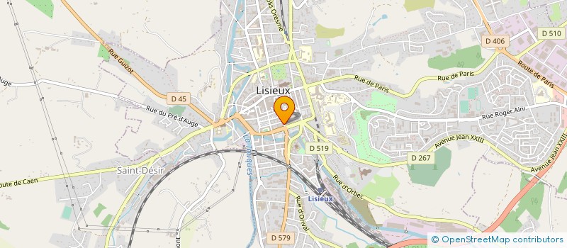 localisation de l'entreprise HILBE PATRICK ET ROUSSEL LAURENT à LISIEUX