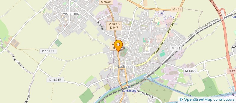 localisation de l'entreprise HILDE MAXIME SASU  NEUVE-CHAPELLE