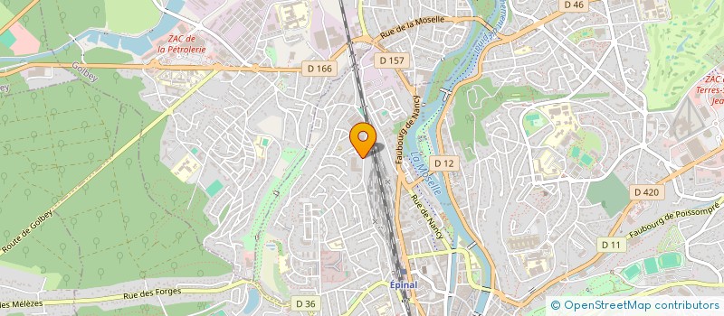 localisation de l'entreprise HILDEBRAND SA à EPINAL