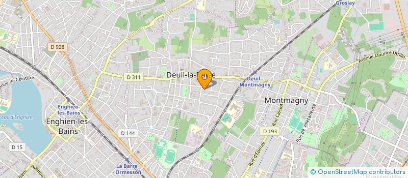 localisation de l'entreprise HILDEPANNE  DEUIL-LA-BARRE