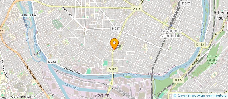 localisation de l'entreprise HILEL à SAINT-MAUR-DES-FOSSES