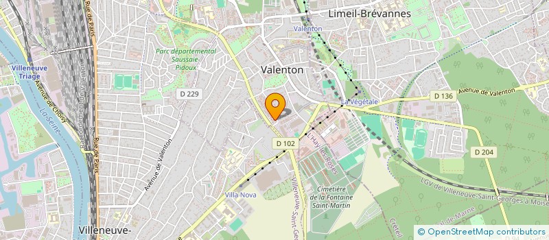 localisation de l'entreprise HILEL DECO à VALENTON