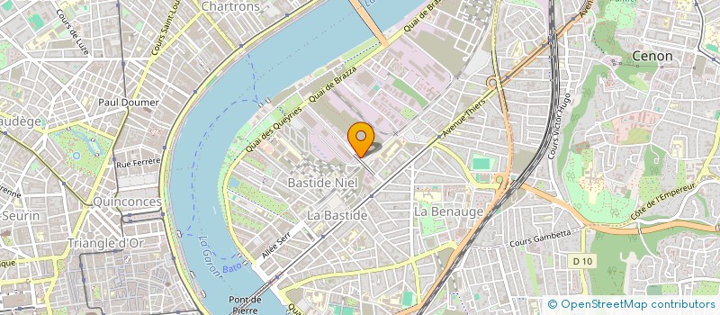 localisation de l'entreprise HILEL INVEST  BORDEAUX