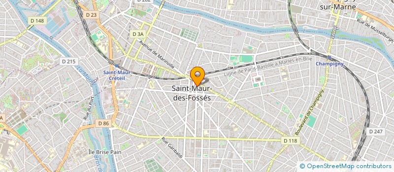 localisation de l'entreprise HILGER ART AU PLURIEL à SAINT-MAUR-DES-FOSSES