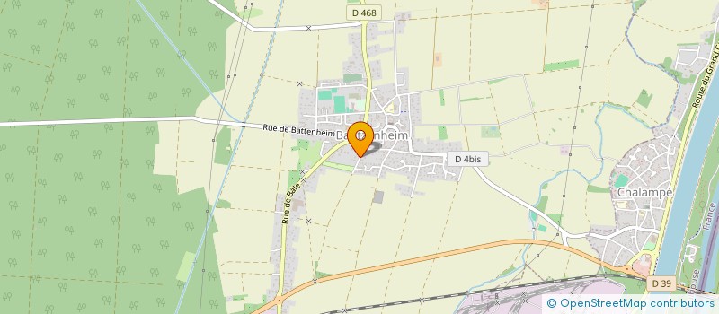 localisation de l'entreprise HILGERT  OTTMARSHEIM