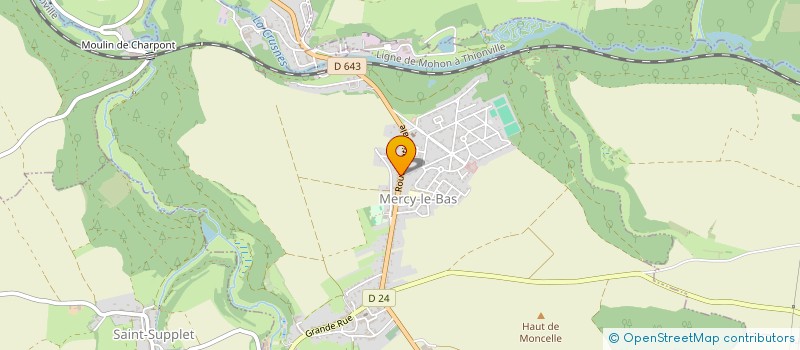 localisation de l'entreprise HILGERT'IMMO  MERCY-LE-BAS