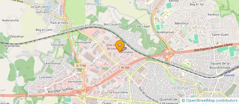 localisation de l'entreprise HILIADE IMMOBILIER à VANNES