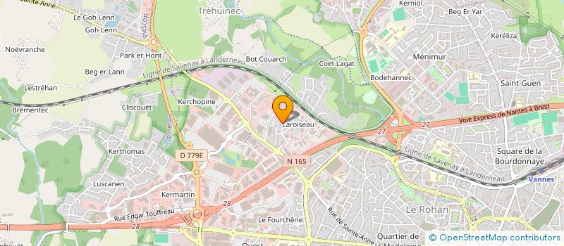localisation de l'entreprise HILIADE PROMOTION à VANNES