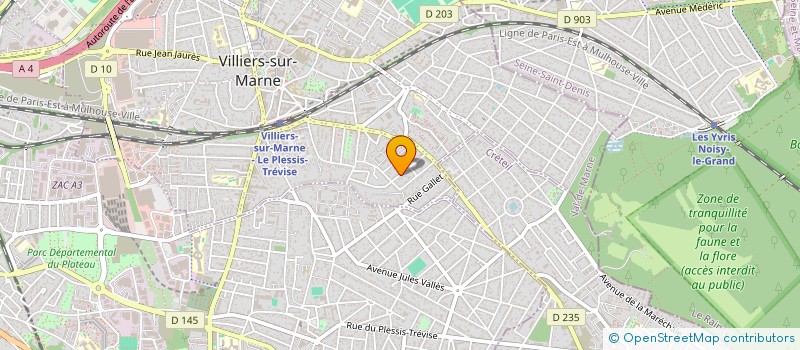 localisation de l'entreprise HILL  VILLIERS-SUR-MARNE