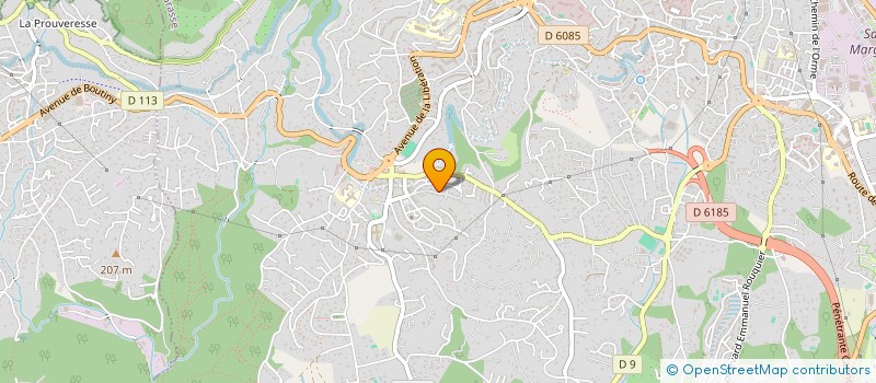 localisation de l'entreprise HILL à GRASSE