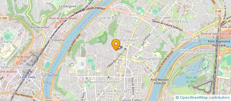 localisation de l'entreprise HILL PAGNIER  CALUIRE-ET-CUIRE