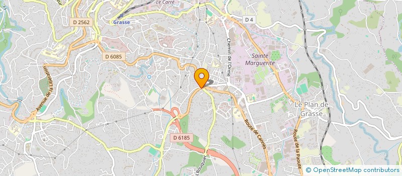localisation de l'entreprise HILL VALLEY à GRASSE