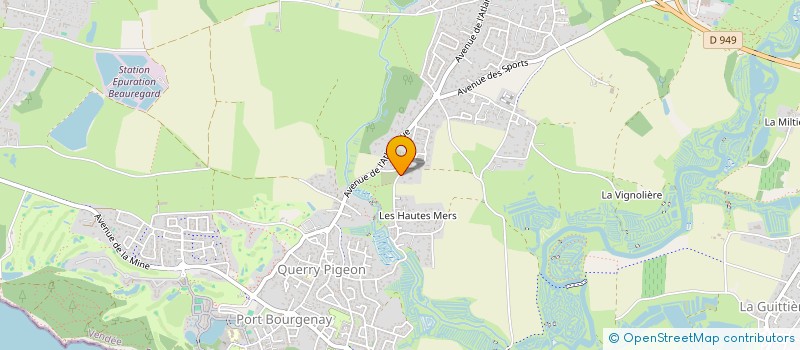 localisation de l'entreprise HILLAIRET à TALMONT-SAINT-HILAIRE
