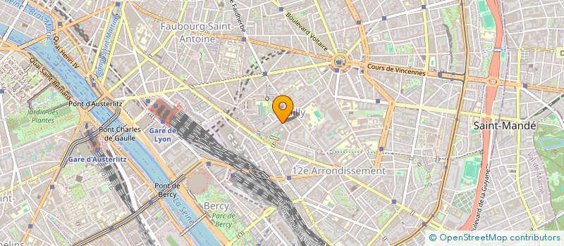 localisation de l'entreprise HILLAIRET ALIMENTATION SERVICES à PARIS