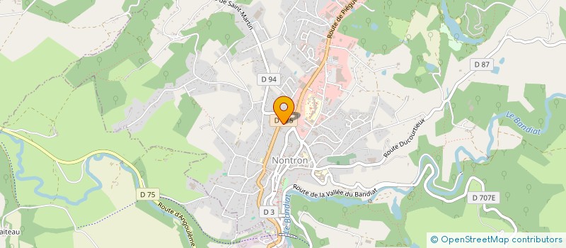 localisation de l'entreprise HILLAIRET MICKAEL à NONTRON