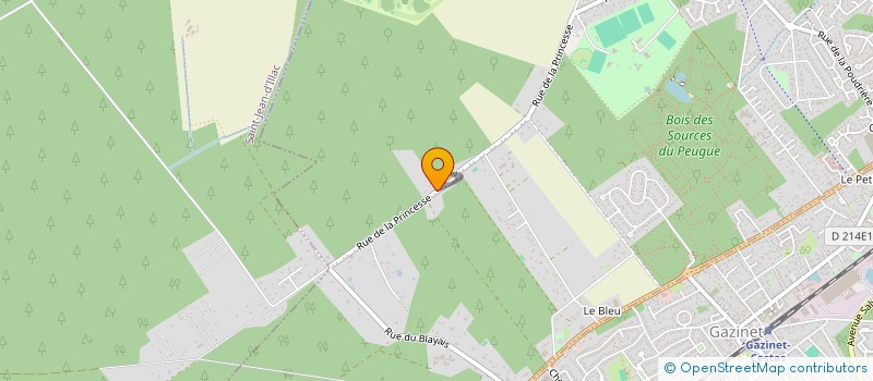 localisation de l'entreprise HILLAIRET TP  PESSAC