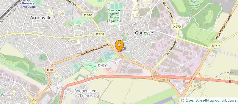 localisation de l'entreprise HILLALI  GONESSE