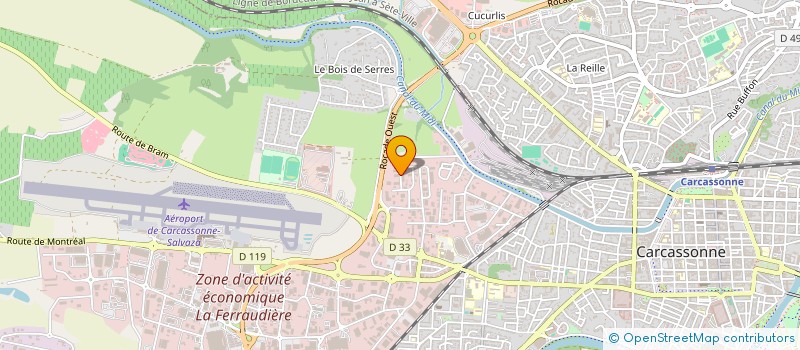 localisation de l'entreprise HILLE GAUTHIER  CARCASSONNE