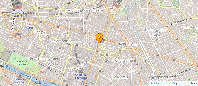 localisation de l'entreprise HILLEL  PARIS