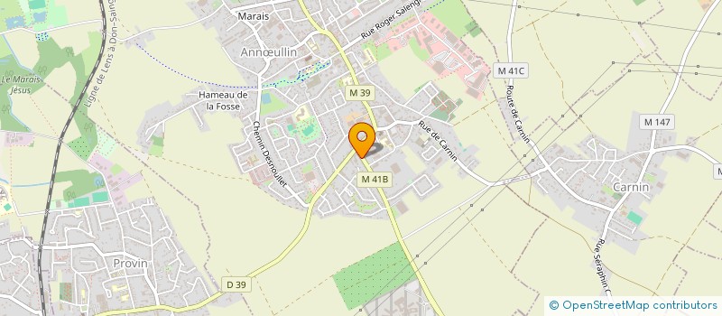 localisation de l'entreprise HILLEMIVEST  ANNULLIN