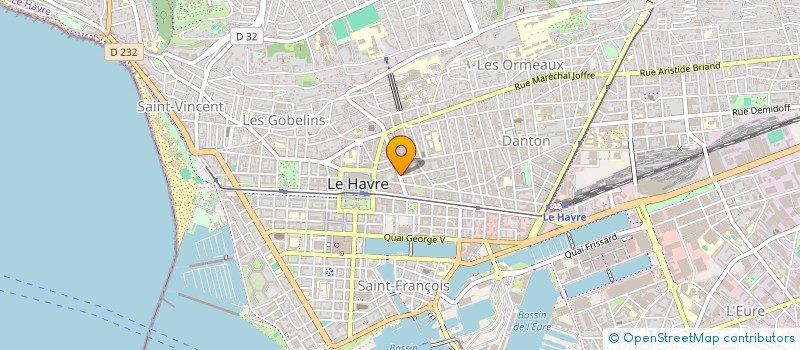 localisation de l'entreprise HILLIOU CUISIGN à LE HAVRE