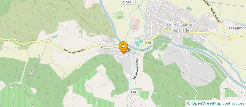 localisation de l'entreprise HILLOU - REBREGET  LE PUY-SAINTE-REPARADE