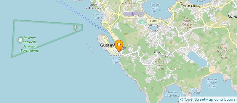 localisation de l'entreprise HILLS  SAINT-BARTHELEMY