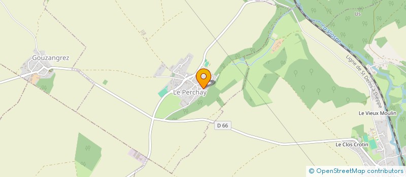 localisation de l'entreprise HILLSIDE  LE PERCHAY