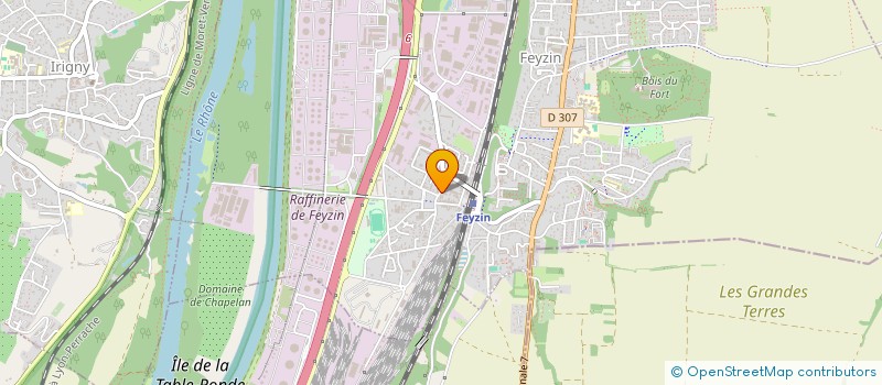 localisation de l'entreprise HILLTON  FEYZIN